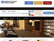 Tablet Screenshot of pcplibrary.org